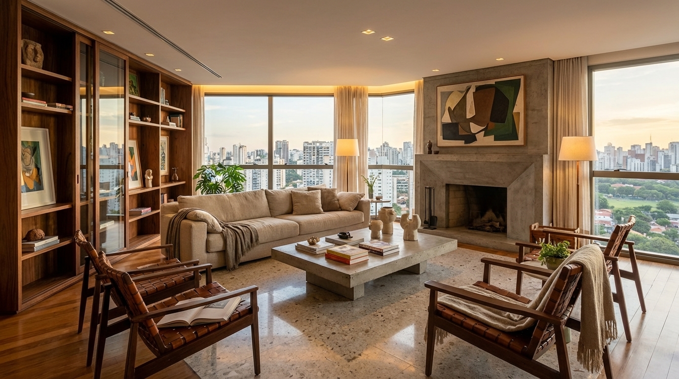 Quais bairros concentram imóveis de alto padrão em SP?