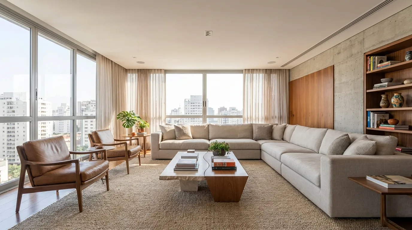 Dicas de decoração de apartamento de luxo moderno